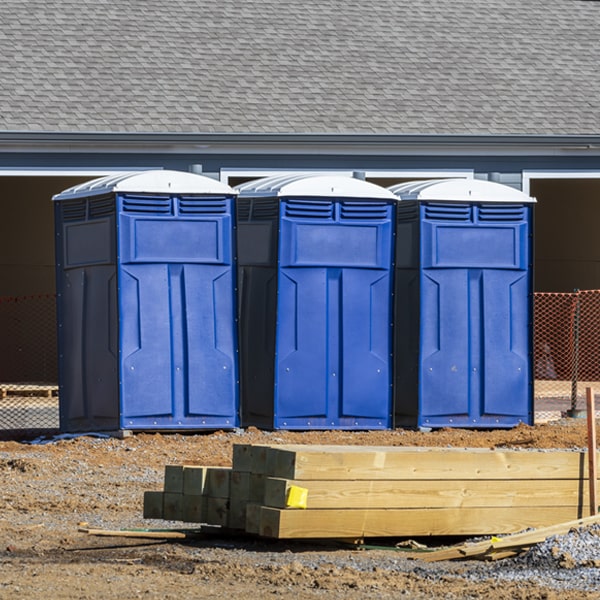 what is the expected delivery and pickup timeframe for the porta potties in Groveport